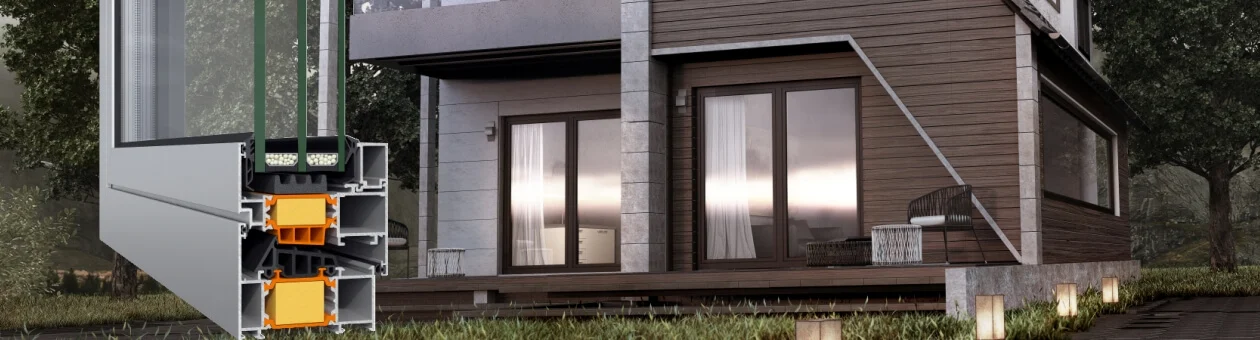 Alumil Smartia S77 - Hinged insulated system